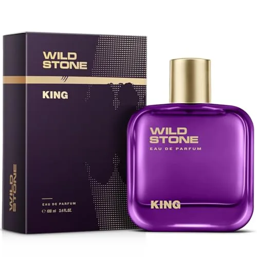 Wild Stone King Perfume for Men, 100ml| Luxury Eau De Parfum | Long-Lasting Fragrance | Best Gift for Him l Premium l Infused with Woody & Oriental Notes