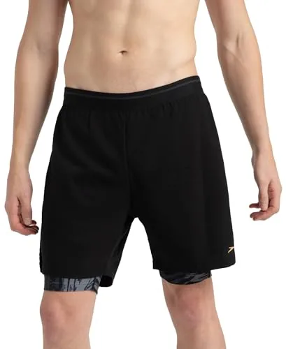 Speedo Men's Express Lite Multi Sport Watershorts with Built in Jammer | 100% Recycled Polyester | Wide Waistband | Internal Drawcord | Back Zipper Pocket Swimming Trunks