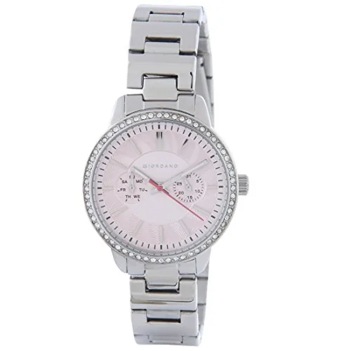 Giordano Pink Dial Analogue Women's Watch-2881-22