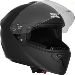 ROYAL ENFIELD Quest Full Face with Visor | ISI & DOT | for Men and Women Motorbike Helmet Matt Black