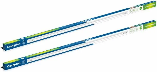 Crompton Laser Ray Smile 20W 20 W 121 cm Tube Light (White, Pack of 2)