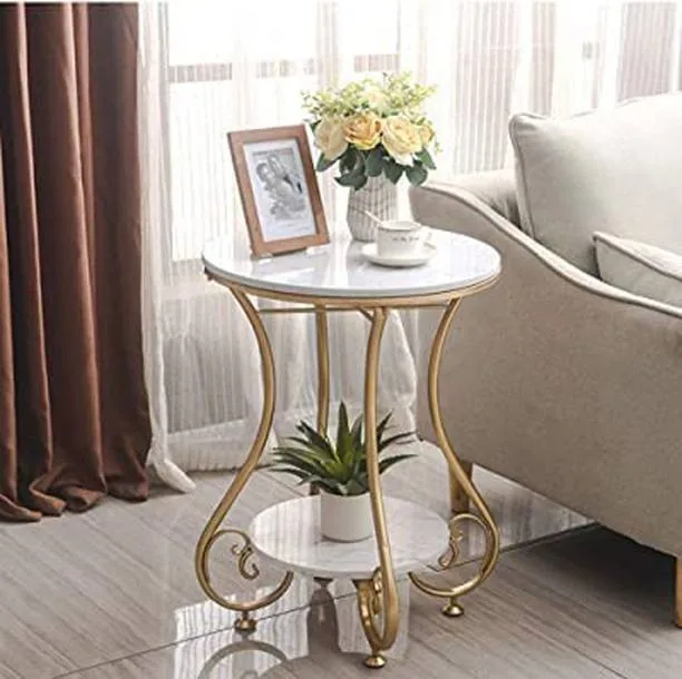 FLORIVA Coffee Table with Stable Metal Frame Side Table for Living Room Bedroom etc. Solid Wood Coffee Table Price in India - Buy FLORIVA Coffee Table