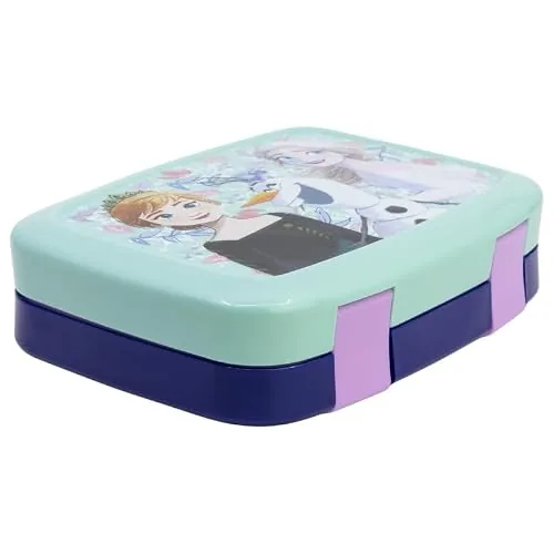 STRIDERS BentoPro Frozen Sandwich Box for Kids – Leak-Resistant Divider, BPA-Free Food Container | Perfect for School, Travel & Snacks | Durable, Fun & Ideal for Boys & Girls
