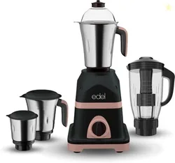 Edel by Lifelong Premio 2.0 800 W Juicer Mixer Grinder Premio 2.0 | 4 Jars | Black