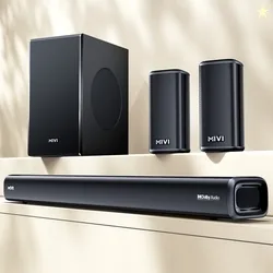 Mivi Fort H750 Soundbar, 750 Watts, Dolby Audio, 5.1 Channel, Multi-Input & EQ Modes 750 W Bluetooth Soundbar Black, 5.1 Channel