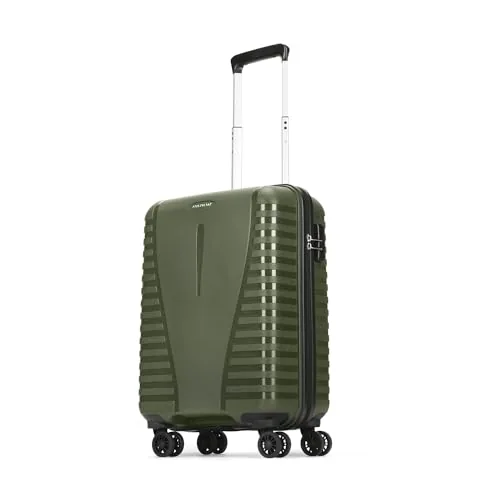 Aristocrat Airpro 8-Wheel Cabin Size Hard Case Trolley Bag, Ivy Green
