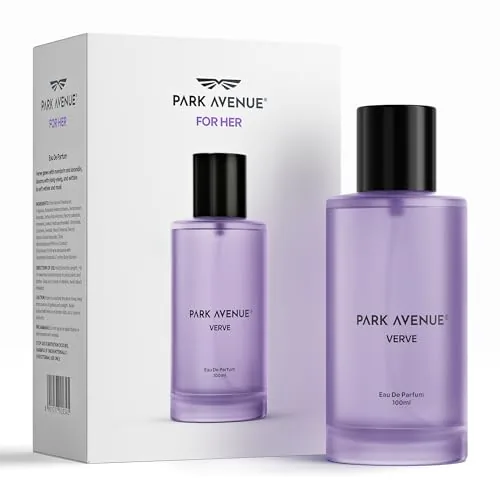Park Avenue Verve EDP Women - 100ml | Long Lasting Perfume for Woman | Pear, Lavender, Jasmine, Musk & Vanilla| Warm, Sweet, and Musky Fragrance