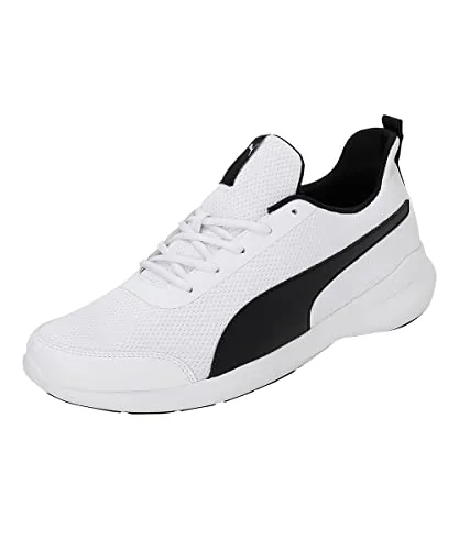 Puma Mens Puma City White-Black Sneaker - 10UK (38811104)