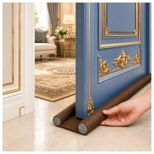 Eightiz (Pack of 5, 38 Inches 120 GSM Door Guard,Rat Protector Guard Bottom Seal Strip Gap Filler for Doors,Soundproof, Noise Reduction, Energy Saving, Dust & Insect,Strip for Home,Office,Outdoor