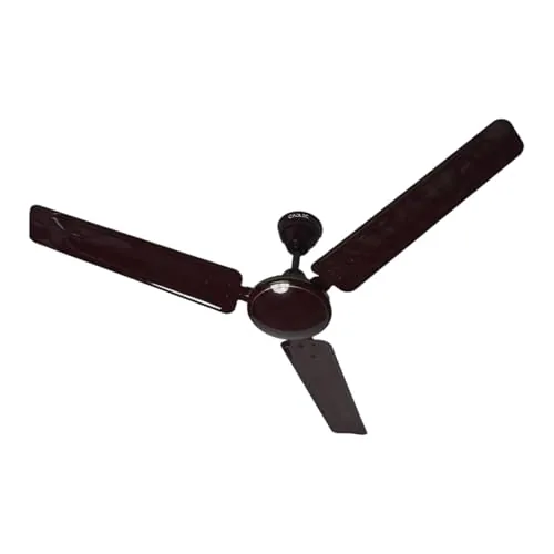 CADLEC Breeza 1200mm Ultra High Speed Ceiling Fan | Powerful Air Delivery | BEE Star Rated Energy Efficient | High Performance Motor | 3-Year Warranty | Brown
