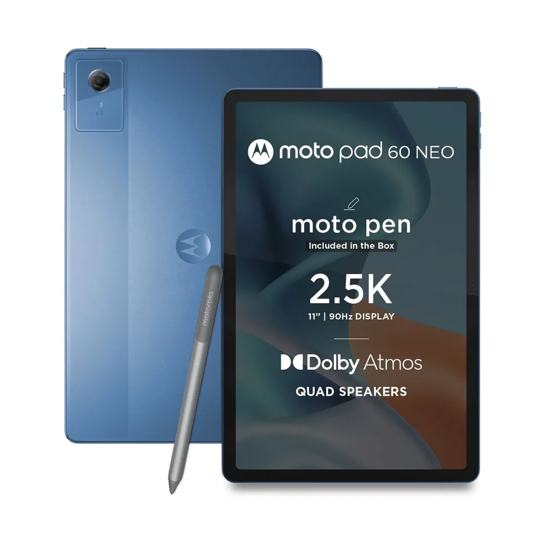 Motorola Pad 60 Neo 8 Gb Ram 128 Gb Rom 11 Inch With Wi-fi Only Mediatek Dimensity 6300 Tablet Malibu Blue