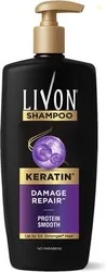 LIVON Keratin Shampoo for Women & Men |Repairs Damaged Hair |Smooth & 5x Stronger Hair 650 ml