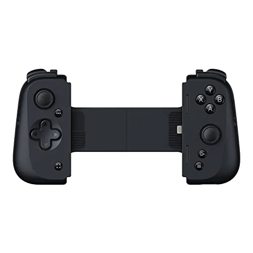 Razer Kishi V2 for iPhone,Mobile Gaming Controller,Lightning Connection,Console Level Control,Secure Fit,Telescopic Bridge for Ultra-Low Latency,Pass-Through Charging,Nexus App,Xibi-Two for iPhone