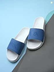 HRX by Hrithik Roshan Men Slides (Blue, Grey , 8)