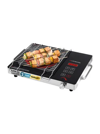 Longway 2200 W Induction Cooktop Touch Panel Black, Silver, Infrared Hot Plate