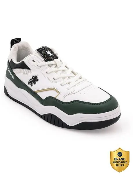 RED TAPE Sneakers for Men | Premium PU Finish, Lace-Up Closure & Stylish Uplift Sneakers For Men (Green, White , 8)