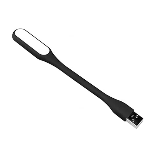 Mclear USB LED Light Lamp, Portable led with Flexible Gooseneck, Arm Reading Lamp, Adjustable, Bendable, Compatible for Laptop, Notebook, Power Bank Energy Saving Random Color, Pack of 1