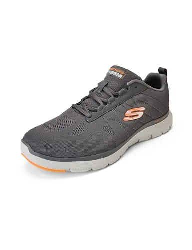 Skechers Mens Flex Advantage 4.0 - VALKIN Charcoal Sneaker - 6 UK (232243)