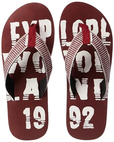 Woodland Men's Maroon EVA Slipper-6 UK (40EURO) (FF 3991021)