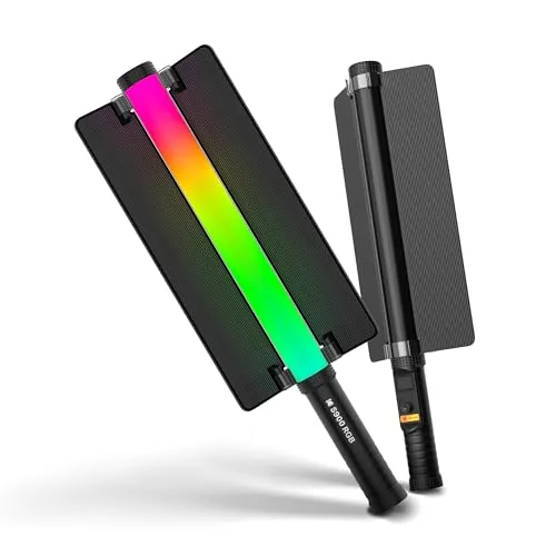 Kodak S900 RGB Video Stick Light with Wireless Remote Control|3200k-5600k Color Temperature|High Light Brightness|Flexible & Light Weight for Photo-Shoot, Video Shoot, Live Stream, Makeup & More