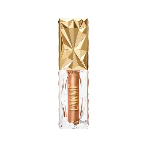Lakme Be-jewel Satin Eye Tint |One-Step Liquid Eyeshadow | Air light Mousse Texture Waterproof - 08 Goddess 4.5ml