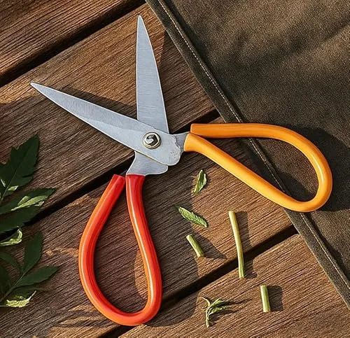 Ugaoo Straight Blade Cutter- D Handle (Garden Scissors) | Garden Plants Leaf & Flower Cutting Trimming Scissor