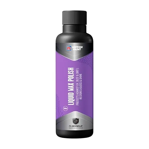 Nippon Paint n-Shield Liquid Wax Polish 250ml | Restores Car Paint Gloss, Protects from UV, Dust & Water, Long Lasting Shine