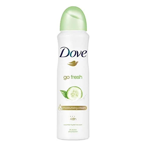 Dove Antiperspirant Cucumber & Green Tea Deodorant, 150ml | Long-Lasting Freshness & Gentle Skin Care For All-Day Protection