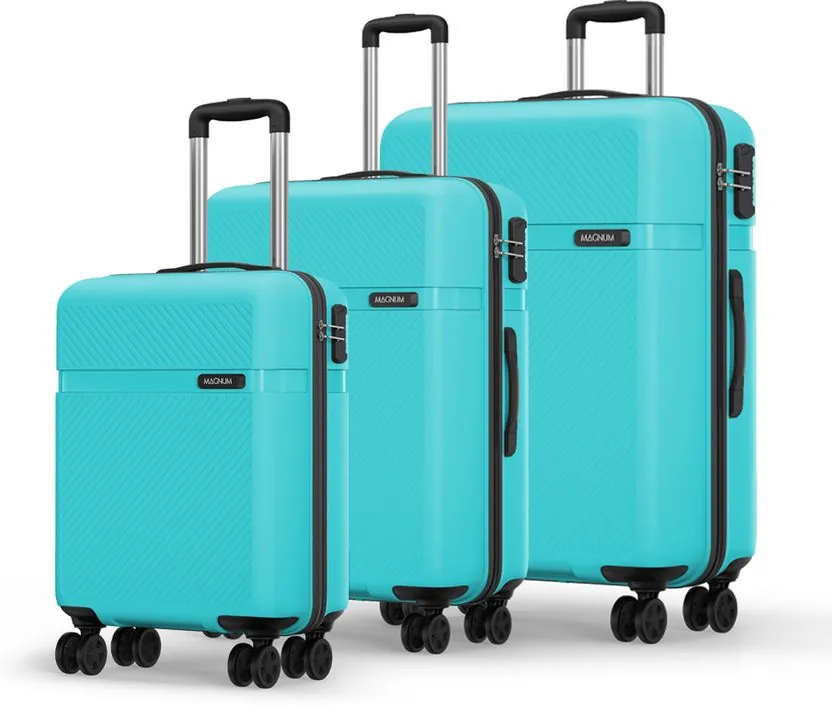 Magnum by Safari Hard Body Set of 3 Luggage 8 Wheels - Magnum Fur...more