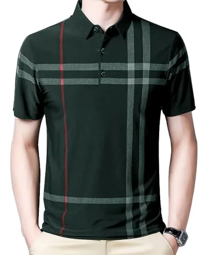 Noble Monk Men's Regular Fit Polo T Shirt |Half Sleeves |Collar Tshirts | Casual T-Shirt for Men
